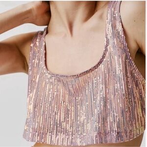 NWT Free People x EastnWest Sequin Top